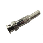 BNC male crimp plug for KX6/RG59 coaxial cable