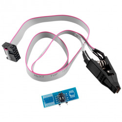 SOIC8 SOP8 Flash Chip IC Test Clips Socket Adapter BIOS/24/25/93 Programmer