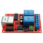 LAN Ethernet 2 Channel Relay Board Delay Switch TCP/UDP Controller Module