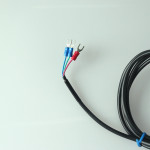 Pt100 Temperature Sensor 2m Cable, 3 Wires