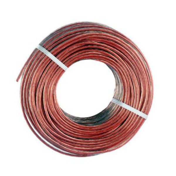 Câble Haut-Parleur 2x1.5 mm² en cuivre OFC - rouleau de 100 mètres