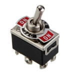 DPDT Switch Lever Metal 12V - 6 Pin