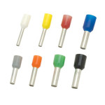 100Pcs Wire Copper Crimp Connector Insulated Cord Pin End Terminal 