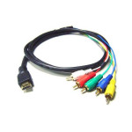 HDMI Male to 5 RCA RGB Audio Video  Cable (1.8M)