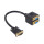 1 VGA  Male to Dual 2 VGA Female Converter Adapter Splitter Cable