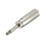 3-Pin XLR Male To 1/4 6.35mm Mono Male Plug Audio Cable DJ