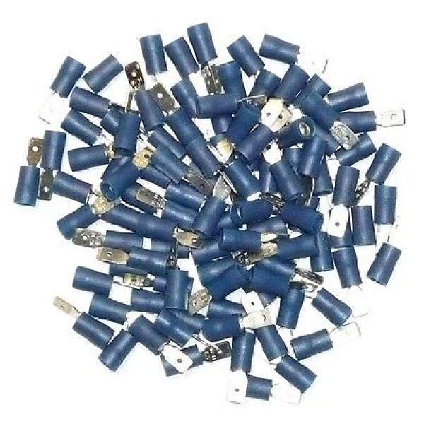 100 pcs male electrical terminals