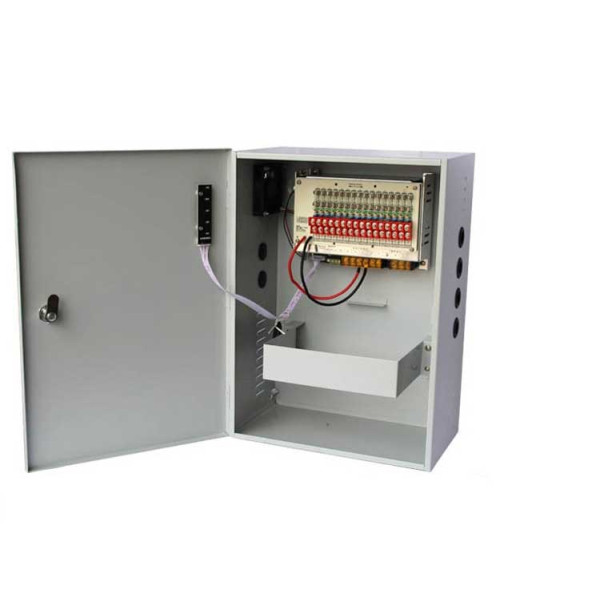 power supply DC12V 20A distribute box for 16cameras--SIHD1220-16CBD