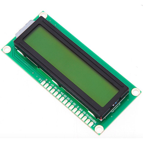 1602 LCD with yellow light
