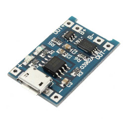 TP4056 Lithium Charger Module with Battery Protection