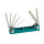 8PK-021N 7Pcs Folding Hex Key Set (1.5,2,2.5,3,4,5,6mm) 