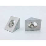 Silver VSlot 90° Corner Connector (Made in Algeria)