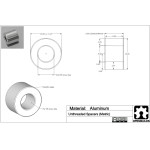 Aluminum Spacers - 6mm 