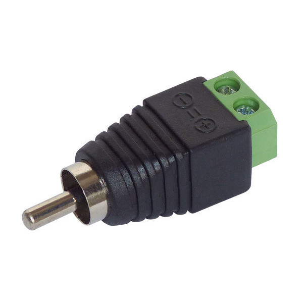 RCA Male Adapter - Terminal Block