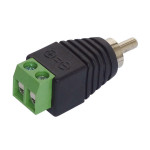 RCA Male Adapter - Terminal Block