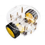 Chassis 140mm robot 2 motors with encoders 