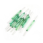 Reed Switch 2x14mm Green Glass Contact