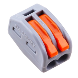 Wago 2 Way Electrical Wire Connector 