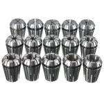 15 Pcs ER16 1-10mm Spring Collet Set Chuck Collet for CNC