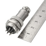 GX16  6Pin 16mm M/F Wire Panel Circular Connector