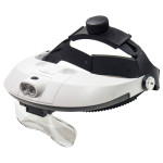 2 LED HEADBAND MAGNIFIER 1-6X MAGNIFYING  MG-81001H