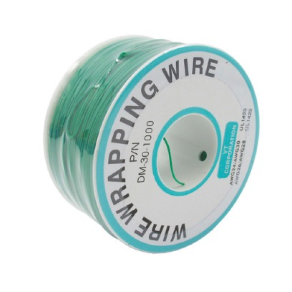Green 250m 30AWG Silicone Wire