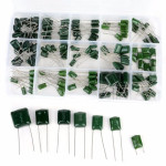 150Pcs 100V Polyester  Capacitor 15 Value 0.33nF-470nF Assorstment Kit