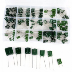 150Pcs 100V Polyester  Capacitor 15 Value 0.33nF-470nF Assorstment Kit
