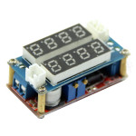 5A Adjustable CC CV Display Step Down Charge Module LED Panel Voltmeter Ammeter 