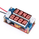 5A Adjustable CC CV Display Step Down Charge Module LED Panel Voltmeter Ammeter 