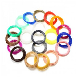 3D Printer Filament PLA 1.75mm, 10m per roll ,12 color in one bag rainbow package