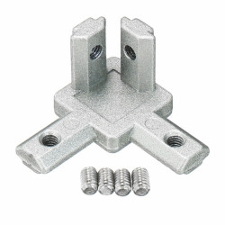 3 Way 90 Degree Inside Corner Connector