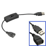 USB Male to Female Extension Power Cable 30cm