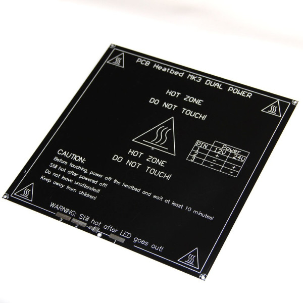 3MM MK3 Aluminum Board PCB Heat Bed 214*214mm