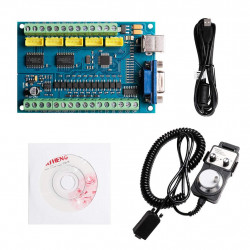 5-Axis Mach3 USB Controller Card STB5100 with MPG Handwheel
