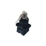 Key Selector Switch Metal 3-Position Momentary  Lever 2NO