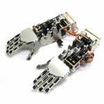 5DOF Robot Humanoid Five Fingers Metal Arm - Right