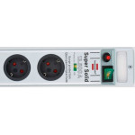 Super-Solid 13.500 A Extension 8 Socket With Surge Protection