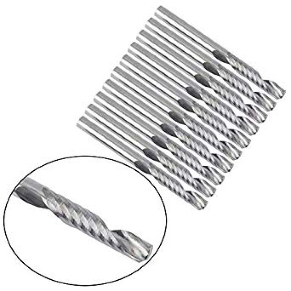 17mm 1/8inch Carbide Router Bits Single Flute