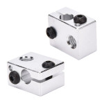  Aluminum Heat Block For 3D Printer V6 J-head Makerbot MK7 / MK8 Extruder