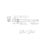 LJ8A3-2-Z/AX-5V-36v  Inductive Proximity Sensor switch M8, NPN 