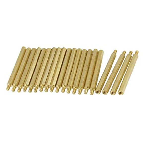 Female to Male Spacer Brass M3*40+6mm
