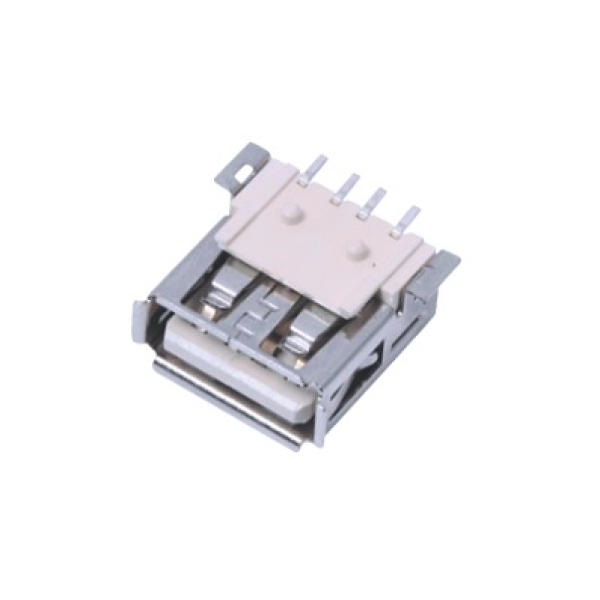 SMD Right angle 4pin female usb type A connector
