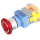 LAY37 LED Emergency stop Button Switch (red)