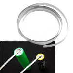 12mm x 0.15mm 18650 Li-ion Battery Connection Nickel Plate ( by meter) 