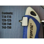  Workshop Screwdriver Allen set 8-piece Torx Hex