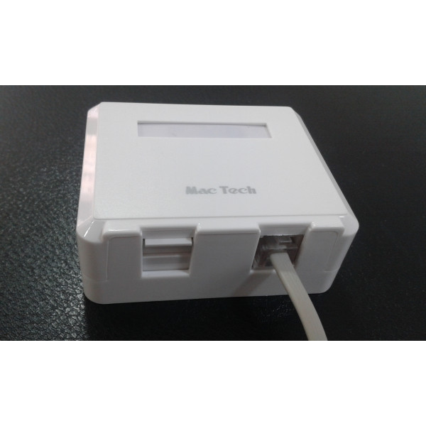 PRISE MURALE RJ45 DOUBLE MT NA205