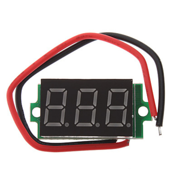 Digital Ammeter,4V-30V 5A Blue