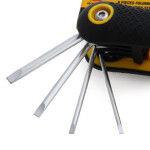 R'DEER RT - 8D 8 in 1 Slotted / Cross Folding Screwdriver Set