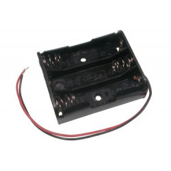 3-AA Battery Holder (w/ 15cm leads) 